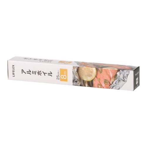 LIFELEX　アルミホイル　８ｍ　２５ｃｍ×８ｍ　２５８００‐１１ｍｉｃ