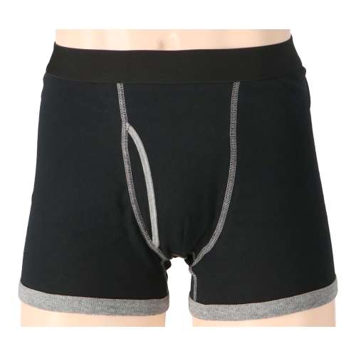 LIFELEX　ボクサーブリーフ１Ｐ　ブラックパイピング　３Ｌ