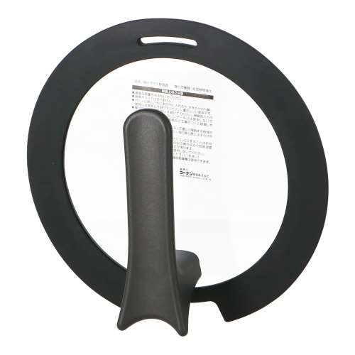 LIFELEX　立てれるガラス蓋　１８ｃｍ　Ｇ１６‐１９００６ＢＫ