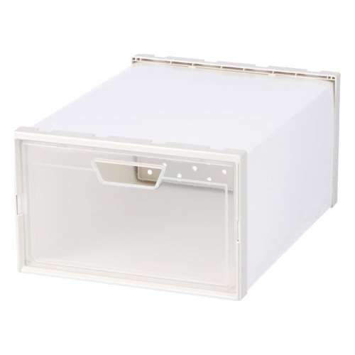 LIFELEX スタッキングシューズボックス　Ｍ　ＷＨ３２２５‐１５　ホワイト