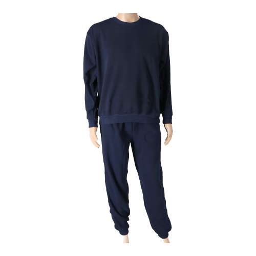 LIFELEX　裏起毛上下セット　ネイビー×ネイビー　Ｓ