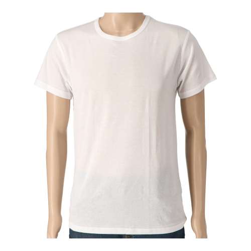 LIFELEX　綿混丸首インナー４Ｐ　ホワイトＬ