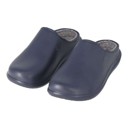 LIFELEX　裏地付きスリッポンサンダル　ネイビー　Ｓ（２４．０‐２４．５ｃｍ）