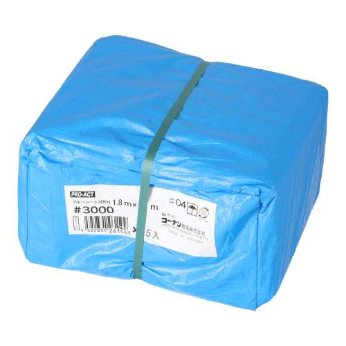 PROACT　ブルーシート３０００　＃３０００　約１．８×１．８ｍ　×２５点セット
