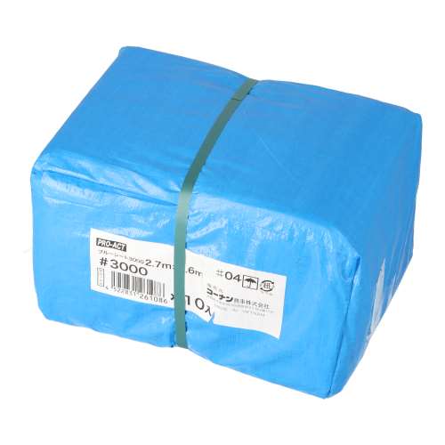 PROACT　ブルーシート３０００　＃３０００　約２．７×３．６ｍ　×１０点セット