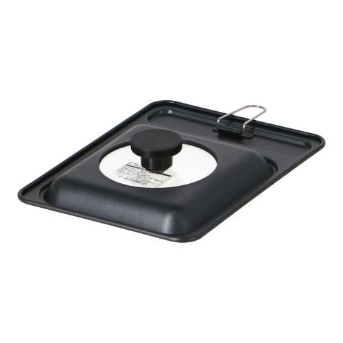 LIFELEX　アルミ窓付き玉子焼きフライパンカバー　ブラック　ＢＫ１９１４‐９　１３×１８ｃｍ用