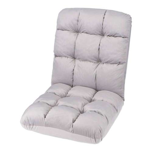 LIFELEX モチもち低反発座椅子 グレー KII06‐1344