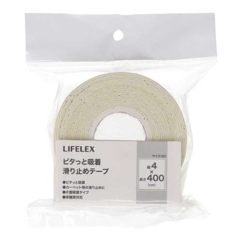LIFELEX　吸着滑り止めテープ　４×４００Ｗ