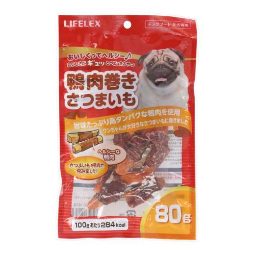 LIFELEX　鴨肉巻きさつまいも　８０ｇ　ＬＳ１２ー１６１８