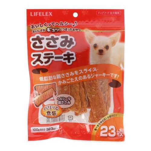 LIFELEX 　ささみステーキ２３枚　ＫＹＣ１２‐２７１４　×１０個セット