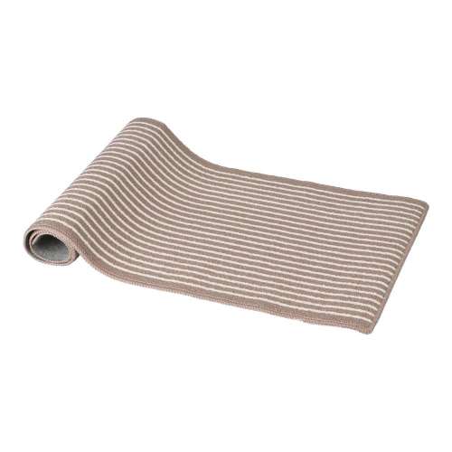 LIFELEX　洗えるキッチンマット　４５×１２０モカストライプ