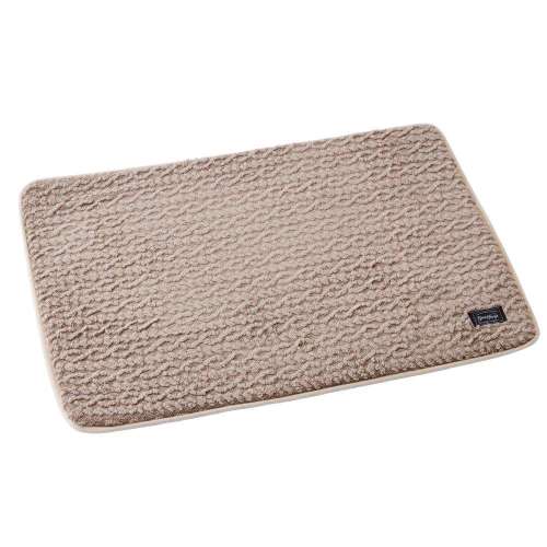 LIFELEX　ウレタンペットマット　Ｌ　ケーブルニット　グレージュ　ＱＲ１２‐９８２５　２５ＡＷ