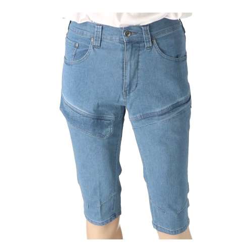 PROACT　接触冷感ワークデニムハーフパンツ　２５ＳＳ‐ＫＮ‐０１７　クールブルー　３Ｌ
