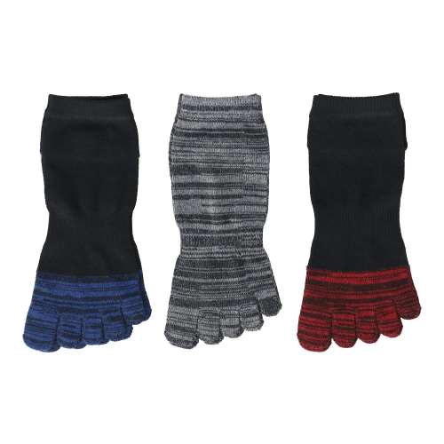 PROACT　抗菌防臭ソックス　五本指　スニーカー丈　３Ｐ