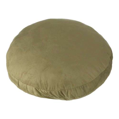 LIFELEX　とろモチラウンドクッション　６０×６０　カーキ