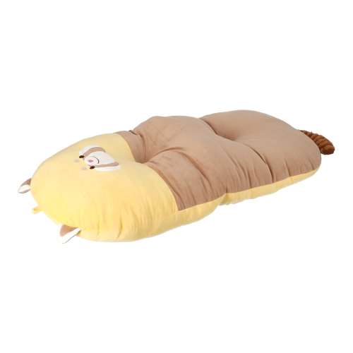 LIFELEX　モチモチアニマルロングクッション　レッサーパンダ　イエロー
