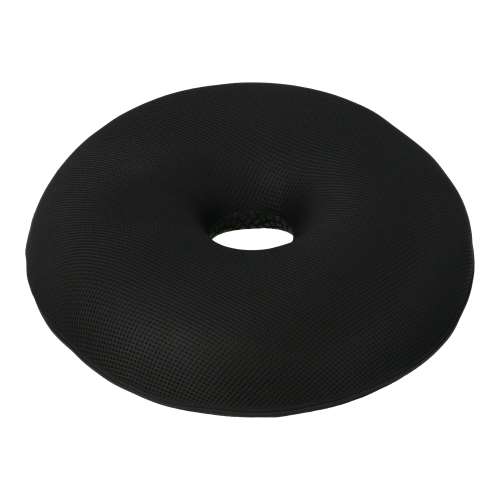 LIFELEX　低反発Ｏ型メッシュクッション　４０×４０×８　ブラック