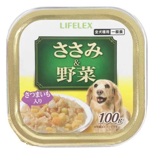 LIFELEX ささみトレー　ささみ＆野菜　さつまいも入り