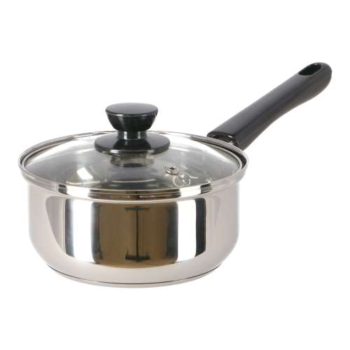 ３層底片手鍋　１６ｃｍ　ＫＨＭ０５‐８１１１　ＩＨ２００Ｖ電磁調理器対応　ガスコンロ直火用