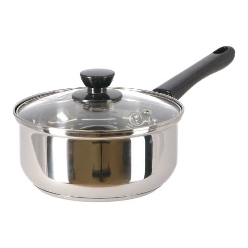 ３層底片手鍋　１８ｃｍ　ＫＨＭ０５‐８１２８　ＩＨ２００Ｖ電磁調理器対応　ガスコンロ直火用