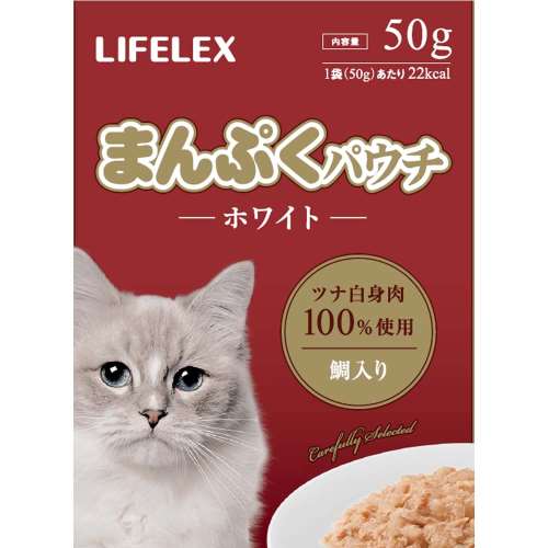 まんぷくパウチ　ホワイト　鯛　５０ｇ