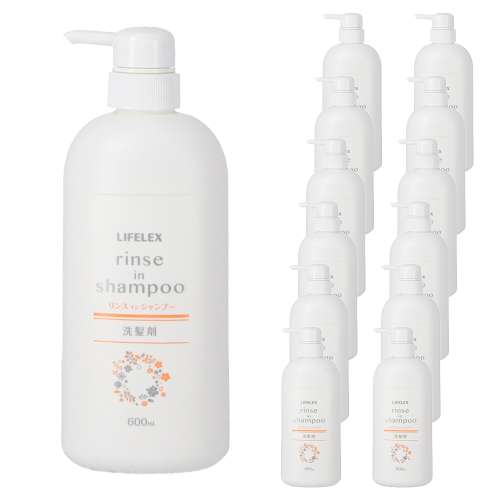 LIFELEX ピュアリーモイスト リンスインSP本体 600ml ×12個セット