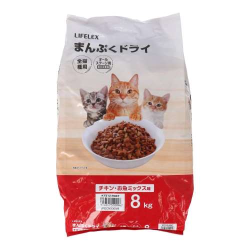 まんぷくドライ　チキン・お魚ミックス味　８ｋｇ