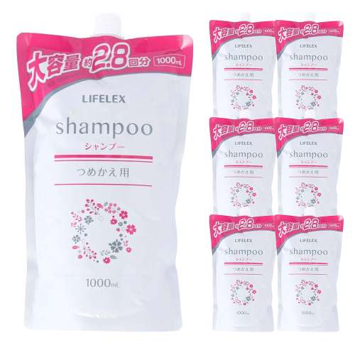 LIFELEX ピュアリーモイスト シャンプー詰替1000ml ×6個セット