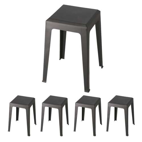 LIFELEX 積み重ね出来るプラスツール BK 3434-47　×4個セット