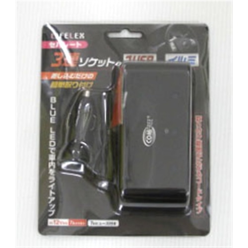 LIFELEX セパレート３連ソケット＋１ＵＳＢ＋イルミ　ＫＯＴ０７－９００２