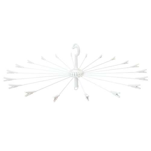 LIFELEX ワイヤーパラソルハンガー20本 ホワイト WG21-3245