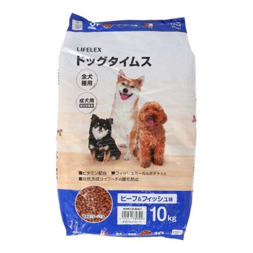 ドッグタイムス　１０ｋｇ　ビーフ＆フィッシュ味　全犬種用