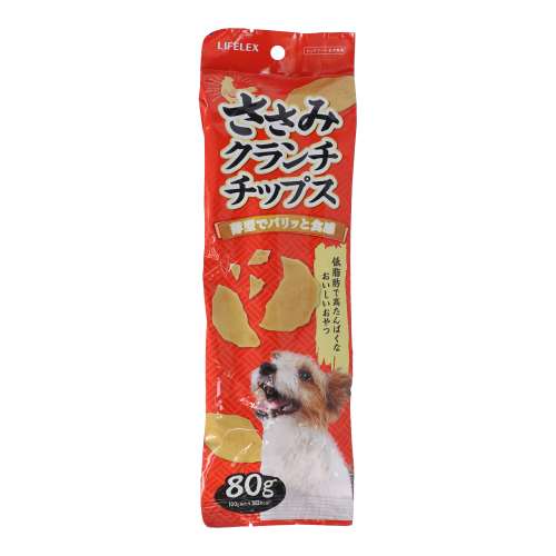 LIFELEX　ささみクランチチップス８０ｇ　ＬＳ１２‐５８２７