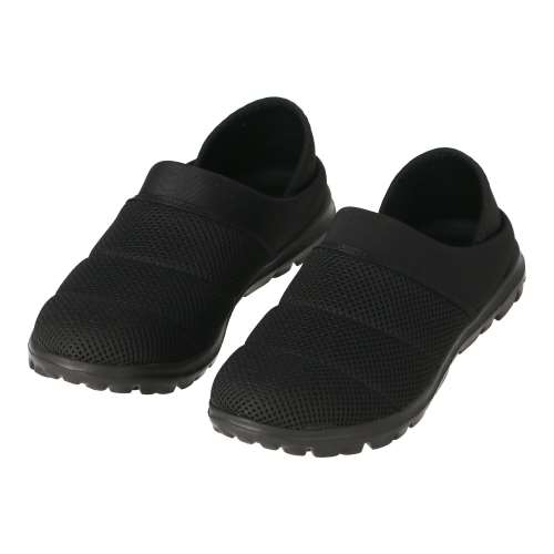 LIFELEX　メッシュサンダル　かかと有り　ブラック　Ｓ