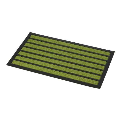 LIFELEX　玄関マットボーダーグリーン　ＷＸ２１‐０６３０