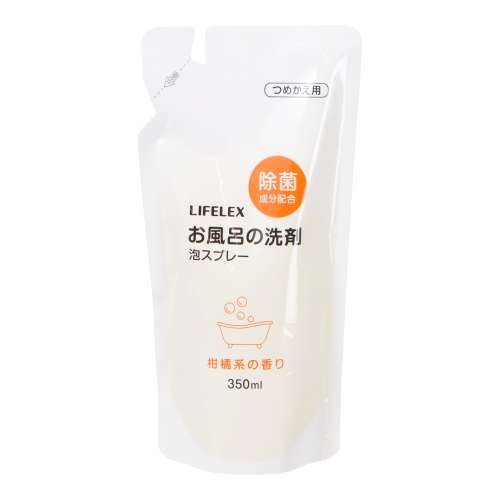 LIFELEX お風呂の洗剤 泡スプレー替え 350ml