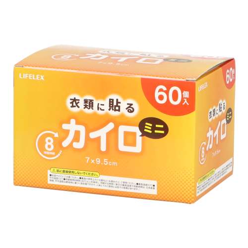 LIFELEX　はるカイロミニ　６０個入り　ＭＳ‐６０Ｐ　ホワイト