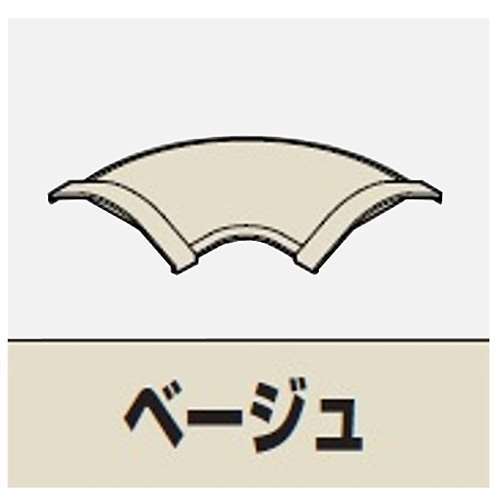 マサル工業　平面マガリ３号ベージュ　ＧＡＭＥＨ３７