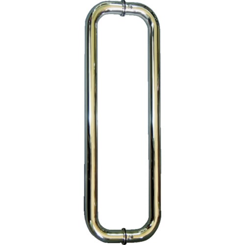 ■ＭＫ　ステンＯ型ハンドル　２５φ×４５０ｍｍ　クローム　G-470-459