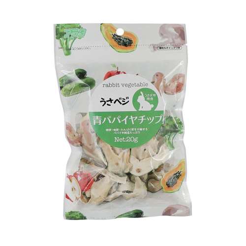 アラタ　うさベジ 青パパイヤチップ　２０ｇ