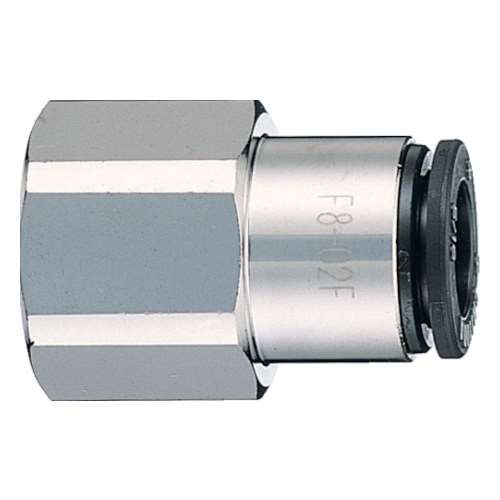 チヨダ　ファイブフィメイルコネクタ　８ｍｍ・ＲＣ１／４　F8-02F