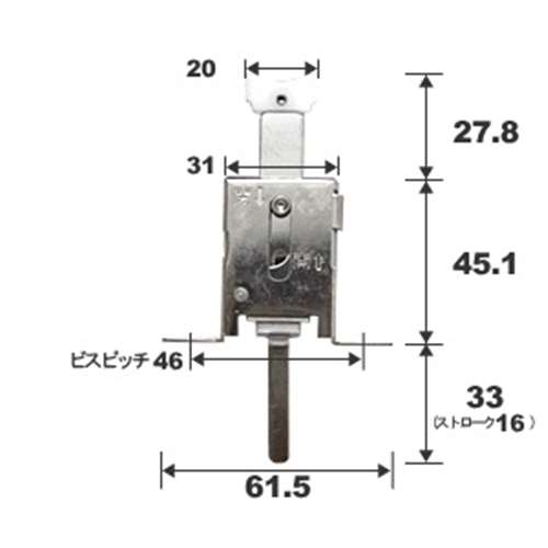 マツロク（マツ六）　雨戸戸車ＹＫＫ‐５１３下部用スチールアマドＡＲＳ