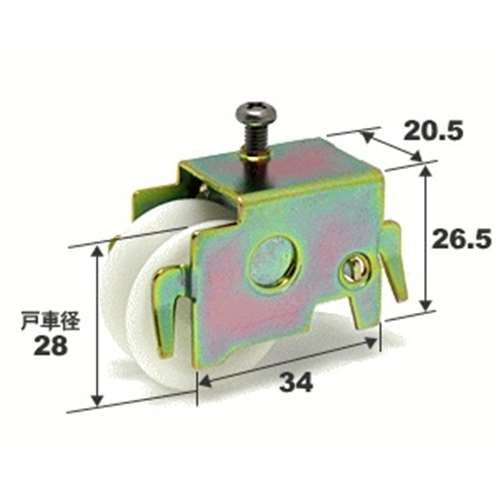 マツロク（マツ六）　雨戸戸車三協‐３０２左右兼用雨戸パネルＹＡ・Ｙ・Ｐ