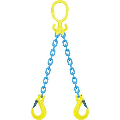 ■ＧｒａｂｉＱチェーンスリングセット　ＭＧ２‐ＥＧＫＮＡ６‐１．５Ｔ　２ｍ　MG2-EGKNA6