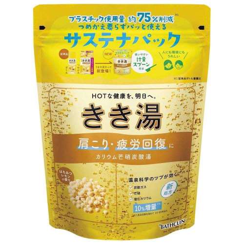 バスクリン　きき湯カリウム芒硝炭酸湯　３６０ｇ
