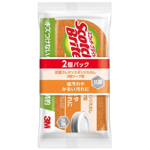 ３Ｍ　抗菌ソフト２個組　スコッチブライト