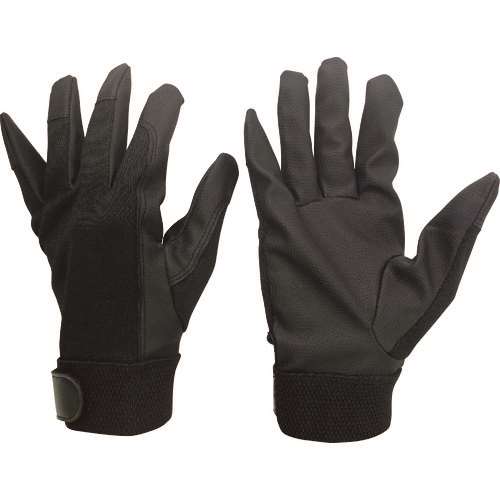 ■ミドリ安全　合成皮革手袋　薄手タイプ　ＰＵウイングローブＣ　Ｓサイズ　１双 PUWINGLOVECS