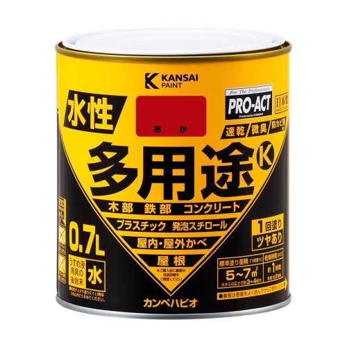 PROACT 水性多用途Ｋ ０．７Ｌ　あか