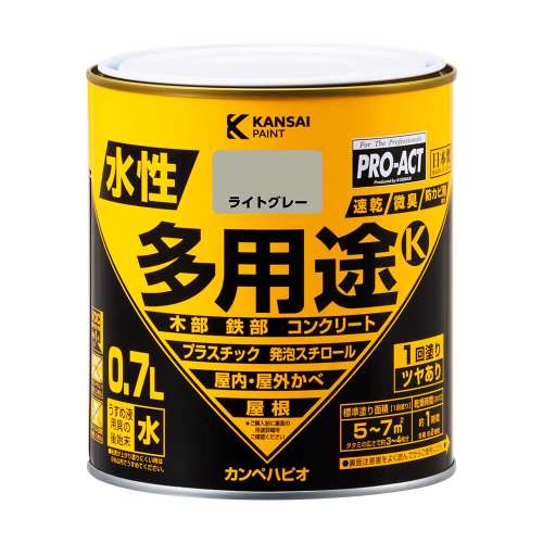 PROACT 水性多用途Ｋ ０．７Ｌ　ライトグレー