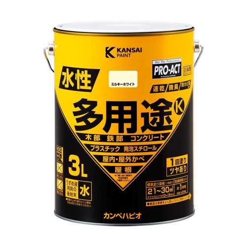 PROACT 水性多用途Ｋ ３Ｌ　ミルキーホワイト